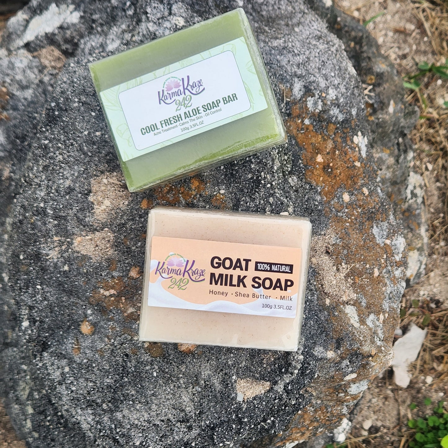 Cool Fresh Aloe Bar & Goat's Milk Soap Bar