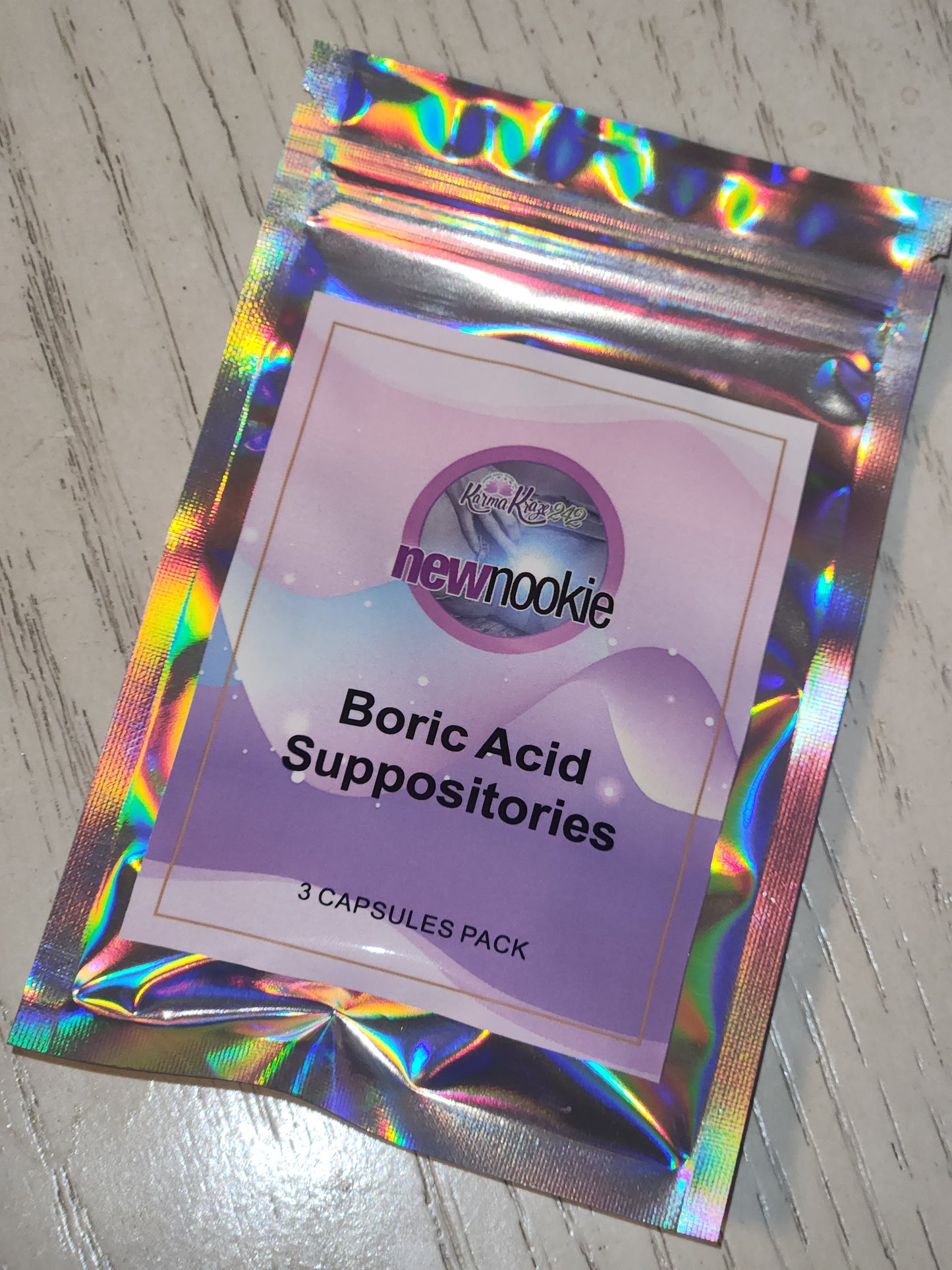 New Nookie Organic Yoni Line "Fresh Fix" Pure Boric Acid Suppositories.